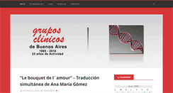 Desktop Screenshot of gruposclinicos.com