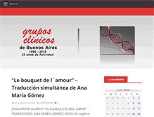 Tablet Screenshot of gruposclinicos.com